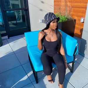 Noir Jumpsuit (ribbed stretch jumpsuit)